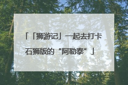 「狮游记」一起去打卡石狮版的“阿勒泰”