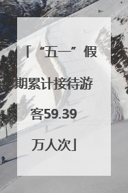 “五一”假期累计接待游客59.39万人次
