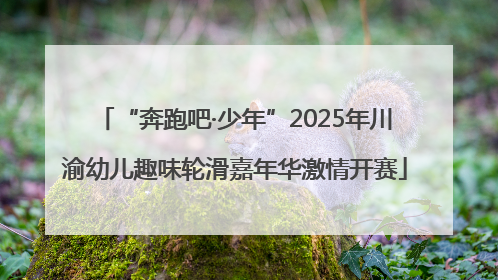 “奔跑吧·少年”2025年川渝幼儿趣味轮滑嘉年华激情开赛