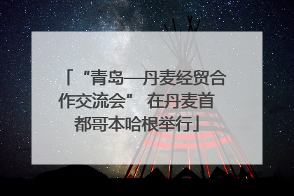 “青岛—丹麦经贸合作交流会” 在丹麦首都哥本哈根举行