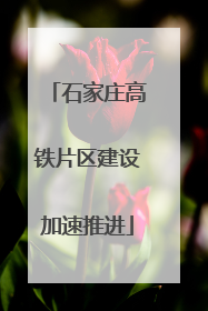 石家庄高铁片区建设加速推进