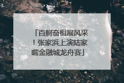 百舸奋楫展风采！张家浜上演陆家嘴金融城龙舟赛