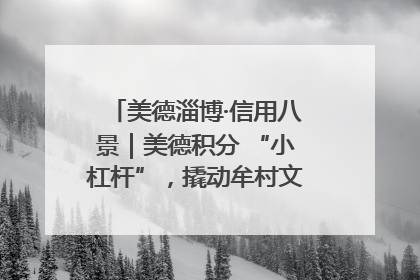 美德淄博·信用八景｜美德积分 “小杠杆”，撬动牟村文明 “大能量”