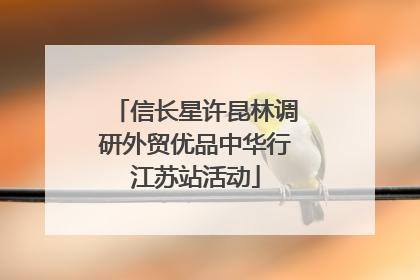 信长星许昆林调研外贸优品中华行江苏站活动