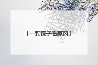 一颗粽子看家风