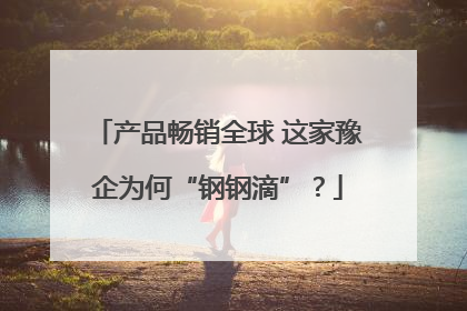 产品畅销全球 这家豫企为何“钢钢滴”？