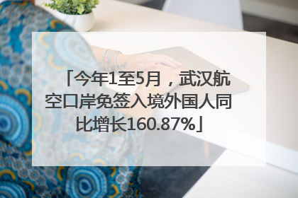 今年1至5月，武汉航空口岸免签入境外国人同比增长160.87%