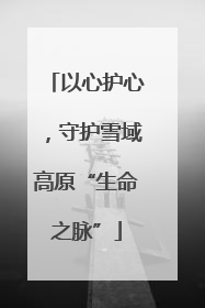 以心护心，守护雪域高原“生命之脉”
