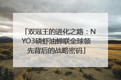 双冠王的进化之路：NYO3磷虾油蝉联全球领先背后的战略密码