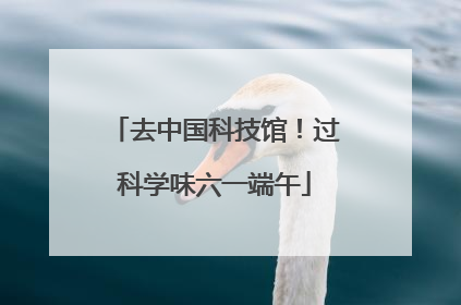去中国科技馆！过科学味六一端午
