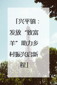 兴平镇：发放“致富羊”助力乡村振兴启新程