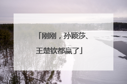 刚刚，孙颖莎、王楚钦都赢了