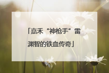 嘉禾“神枪手”雷渊智的铁血传奇