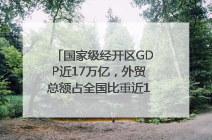 国家级经开区GDP近17万亿，外贸总额占全国比重近1/4｜数读中国