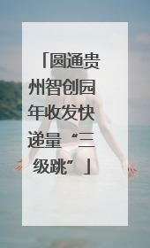 圆通贵州智创园年收发快递量“三级跳”