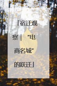 宿迁观察｜“电商名城”的跃迁