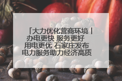 大力优化营商环境丨办电更快 服务更好 用电更优 石家庄发布电力服务助力经济高质量发展八项措施