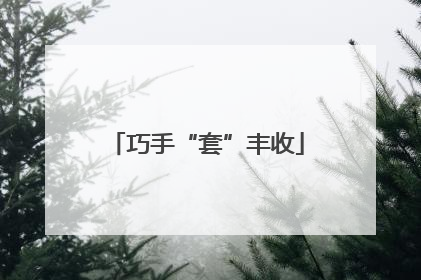 巧手“套”丰收