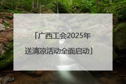 广西工会2025年送清凉活动全面启动