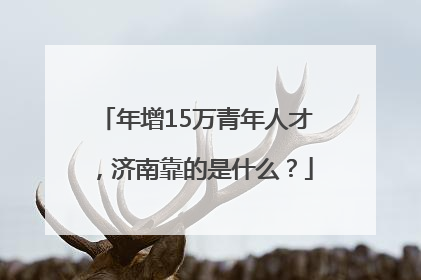 年增15万青年人才，济南靠的是什么？