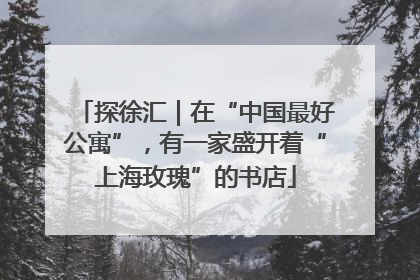探徐汇｜在“中国最好公寓”，有一家盛开着“上海玫瑰”的书店