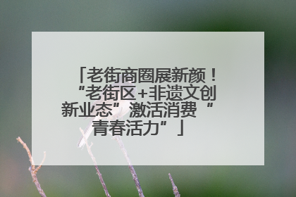 老街商圈展新颜！“老街区+非遗文创新业态”激活消费“青春活力”