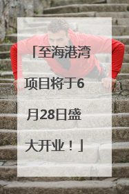 至海港湾项目将于6月28日盛大开业！
