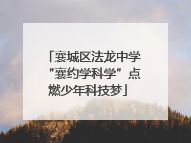 襄城区法龙中学“襄约学科学”点燃少年科技梦