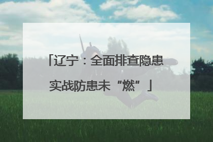 辽宁：全面排查隐患 实战防患未“燃”
