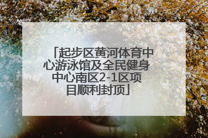 起步区黄河体育中心游泳馆及全民健身中心南区2-1区项目顺利封顶