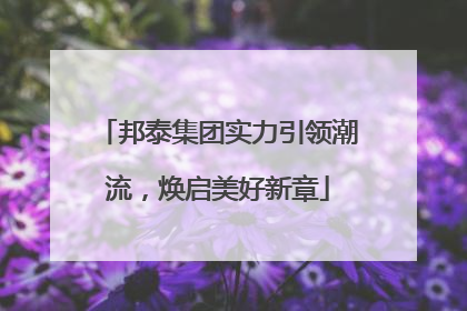 邦泰集团实力引领潮流，焕启美好新章