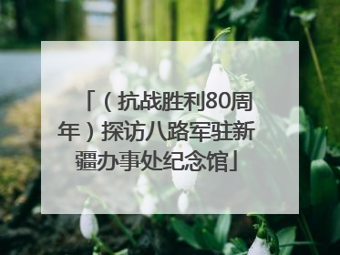 （抗战胜利80周年）探访八路军驻新疆办事处纪念馆