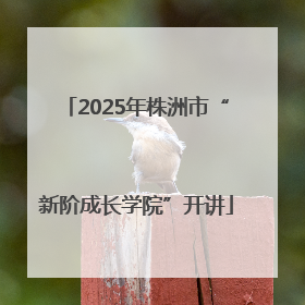 2025年株洲市“新阶成长学院”开讲