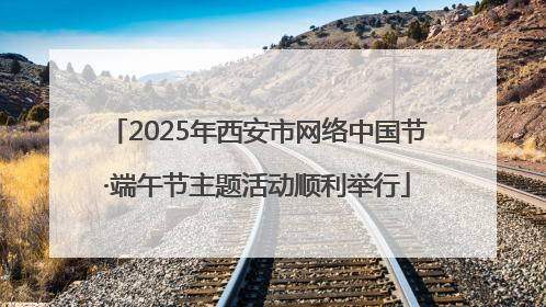 2025年西安市网络中国节·端午节主题活动顺利举行